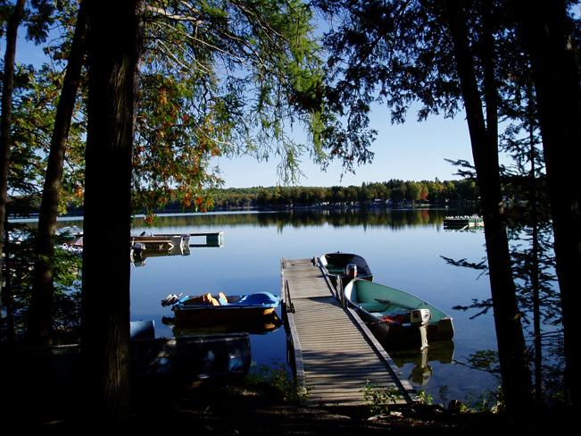 view of mink lake